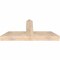 Ekena Millwork Portland Smooth Timber Gable Bracket, Douglas Fir, 48"W x 20"H x 5 1/2"D x 5 1/2"F, 10/12 Pitch GBW048X20X0606POR00SDF - alternate 4